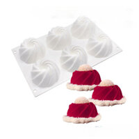 6 Khuôn Hoa Xoắn Ốc Liên Tục Bánh Pháp Mousse Khuôn DIY Dụng Cụ Nướng Bánh