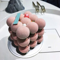 6 liên tục Khối Rubik Magic Ball Mousse Khuôn Nướng Bánh Silicon Sáng Tạo 3D Ba Chiều Hình Cầu Handmade Nến Thơm 1