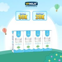 [6 lốc 180ml] Sữa Tươi Nguyên Chất UHT Đà Lạt True Milk Không Đường