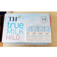 6 lốc sữa tươi tiệt trùng TH true milk HILO 180ml * 24 hộp nguyên chất