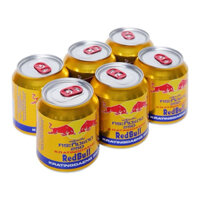 6 lon nước tăng lực Redbull 250ml