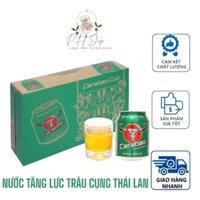 [6 lon] Nước uống tăng lực trâu cụng Carabao Thái Lan 250ml