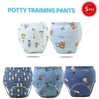 6 Lớp Chống Thấm Nước Bô Tập Quần Cho Bé Tập Đi Trẻ Em Quần Lót Vải Tã Quần Seluar Bayi Học Tập Quần