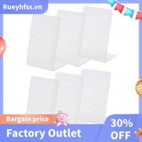 6 Mảnh Trang Sức Đứng Acrylic Trong Suốt Cho Bông Tai Tai Tai Thể Hiện Nhựa Trang Sức Hiển Thị Giá Đỡ Người Tổ Chức Cho Dây Chuyền