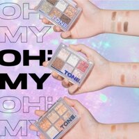 6 Màu Sắc Bảng Phấn Mắt 3 Loại ABOUT TONE Oh My Glitter Pop Nhũ Mắt Kim Tuyến