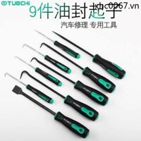 6 Miếng Dầu Cói Tua Vít Dầu Cói Kéo / Dầu Cói Móc Khóa Cao Su Tua Vít Xi Lanh Dầu Con Dấu Vòng Móc 9 Miếng