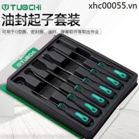 6 Miếng Dầu Cói Tua Vít Móc Cao Su Khóa Lên Xi Lanh Xẻng Bộ Dụng Cụ Con Dấu Dầu Vòng Tháo Lắp Lắp Lắp Ráp Vòng Chữ O Disass