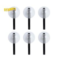 6 Miếng LED LCD Màn Hình Tivi Tẩy Dụng Cụ Sửa Chữa Silicone Hút Chân Không Cốc Đen Trắng