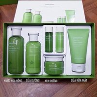 [6 món] Bộ chăm sóc da hỗn hợp chiết xuất từ trà xanh INNISFREE Green tea Balancing Skin Care Trio Set EX