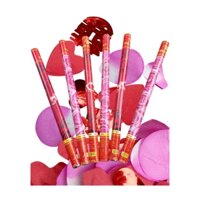 6 Ống phụt hoa hồng mix trái tim 80cm hàng chất lượng