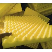 6 Tấm mút tiêu âm,cách âm. Hình trứng( Được chọn màu )kích thước 1 tấm 50*50cm dày 5cm