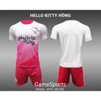 ,6 [ Thun thái ] Áo bóng đá không logo Hello kitty HK03 hồng ( bộ quần áo bóng đá thiết kế , bộ quần áo thể thao ) .7