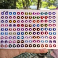 ⭐⭐60 Cặp búp bê len nỉ Xoắn que mô phỏng tự làm mắt thủy tinh thủ công bjd kẹo thỏ phổ thông mơ hồng tím