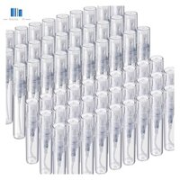 60 Chiếc Mini Xịt Chai, 3ml 5ml Mini Trong Suốt Xịt Nhựa Chai Trống Nhỏ Rỗng Mẫu Hộp Đựng Chai