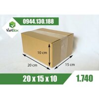 60 hộp carton 20*15*10