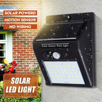 60 LED Solar PIR Motion Sensor Garden Outdoor Security Wall Light Wireless Light