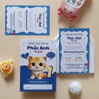60 Thiệp Sinh Nhật Thôi Nôi In Theo Yêu Cầu