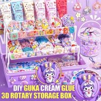 600 Chiếc DIY Kem Guka Dán Bộ Đồ Chơi Kuka Trẻ Em Xếp Hình Quà Tặng Acrylic Móc Khóa Bộ Hoạt Hình Guka Hộp Đồ Chơi Bé Gái Trẻ Em Guka Tấm Decal