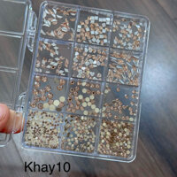 [600 viên] Set đá trang trí móng tay nail, chân bằng loại siêu sáng size mini_Trung Pham Nail