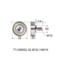 608 6000 Nam Ren Vòng Bi Thép M6M8M10M12 Vòng Bi Vít BJL Thép Không Gỉ Bu Lông Dây 304