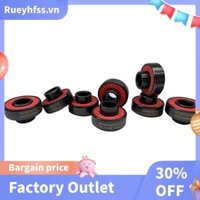 608 Vòng bi gốm đen lai cho ván trượt nội tuyến hoặc ván trượt xe tay ga Longboard (Gói 8)