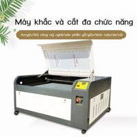 6090 máy khắc laser acrylic quảng cáo thủ công mỹ nghệ vải da bảng gỗ chữ con dấu 1390 cắt