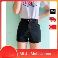 [60kg~95kg] QUẦN SHORT JEAN BIG SIZE ĐEN 2667