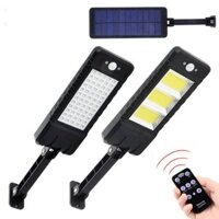 60LED/120COB Solar Lamp Motion Sensor IP65 Wall LightOutdoor Remote Control