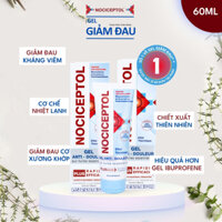 [60ml] Combo 3 Tuýp Gel Bôi Giảm Đau Cơ Xương Khớp Siêu Tốc NOCICEPTOL Số 1 Tại Pháp 60ml