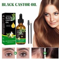 60ml Jamaican Black Castor Oil Hair Growth Eyelashes Eyebrows Hair And Body Care Oil Pure Organic Cold Pressed Castor Oils