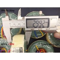 (60VA). Bộ đổi nguồn 220V sang 110V 60VA(50W) gắn trong cho quạt Nhật, lọc khí,... điện 100V. Nguồn đồng xịn. Vitenda