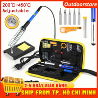 🔥60W -80W Có Thể Điều Chỉnh Nhiệt Độ Điện Mỏ Hàn Bộ Màn Hình LCD Dụng Cụ Hàn Gốm Mỏ Hàn Nhiệt Bút Chì Dụng Cụ Sửa Chữa