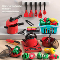 61 Chiếc Trẻ Em Giả Vờ Chơi Đồ Chơi Mô Phỏng Bộ Đồ Chơi Nhà Bếp Bé Gái Đồ Chơi Nấu Ăn Âm Thanh Và Ánh Sáng Bộ Đồ Chơi