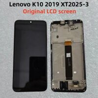 6.1 "Dành Cho Lenovo K10 2019 Màn Hình LCD Cảm Biến Màn Hình Cảm Ứng Digiziter Lắp Ráp Thay Thế Cho XT2025-3 Có Khung