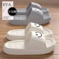 [6133 Đánh giá tích cực] Dép mặt cười cho phụ nữ, mùa hè mới, dép đi trong nhà đa năng, đế dày chống trượt, dép đôi ngoài trời cho nam