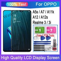 6.2 "inch Chính hãng OPPO A5s AX5s A7 A11k A12 A12s Realme 3 3i Màn hình LCD Thay thế màn hình cảm ứng