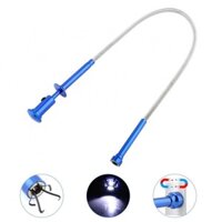 62cm Dụng cụ nhặt móng vuốt linh hoạt Dụng cụ nhặt đèn LED từ tính Dụng cụ nhặt rác 4 móng vuốt