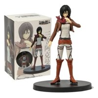6.3 "Anime Attack on Titan Mikasa Ackerman Tượng PVC Hình Hộp Đồ Chơi