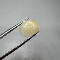 6340-ĐÁ SAPHIA TRẮNG PHỚT VÀNG ( THIÊN NHIÊN ) KHÔNG XỬ LÝ.