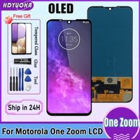 6.39 "OLED Chất Lượng Cao Cho Motorola Moto One Zoom XT2010 Xt12010-1 Màn Hình Lcd Màn Hình Hiển Thị Cảm Ứng Bộ Số Hóa Lắp Ráp Thay Thế