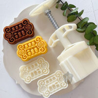63g Phong Cách Trung Hoa Phong Cách Trung Hoa Bàn Phím Bánh Ngọt Tay Bấm Khuôn Ruyi Fucai Tết Trung Thu Khuôn Bánh Trung Thu Fugui Khuôn Bánh Ngắn