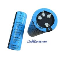 63V 22000uf Tụ nguồn audio amly Cap-Top 63V 22000uf 35x100mm mới