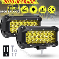 648w4300k led 5inch 7inch 9inch yellow amber LED bar light for 12v 24v ATV truck and truck