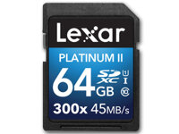 64GB Platinum II UHS-I SDHC Memory Card