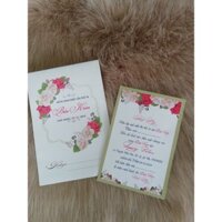 65 BỘ THIỆP THÔI NÔI SINH NHẬT (mẫu in hoa có sẵn)