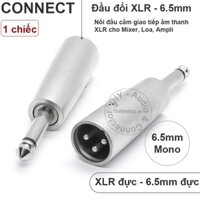 6.5 sang XLR đực - 6.5mm male mono to XLR male jack plug