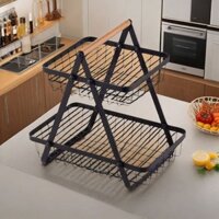 6520 Người Khen ngợi Giá Để Đồ Hộ Gia Đình Để Bàn Đôi Giỏ Đựng Đồ Để Bàn Giỏ Đựng Đồ Ăn Nhẹ Giỏ Đựng Trái Cây Giỏ Rau Quả Giỏ Cà Phê Bàn Lưu Trữ 0302