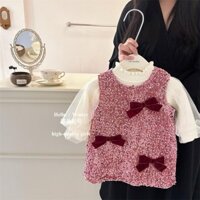 656 khen ngợi quần áo trẻ em Hàn Quốc váy dạ hội bling cho bé gái váy Vest Công Chúa giáng sinh năm mới cho bé gái