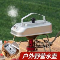 66 Cắm Trại Ngoài Trời Nhôm Hợp Kim Ấm Đun Nước Xách Tay Có Thể Gập Lại Ấm Đun Nước Nhật Bản Cắm