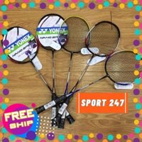 66 Vợt cầu lông Yonex Tặng (Cước+ Quấn cán vợt) Vợt cầu lông giá rẻ Lining,Victor 100% Khung Carbon